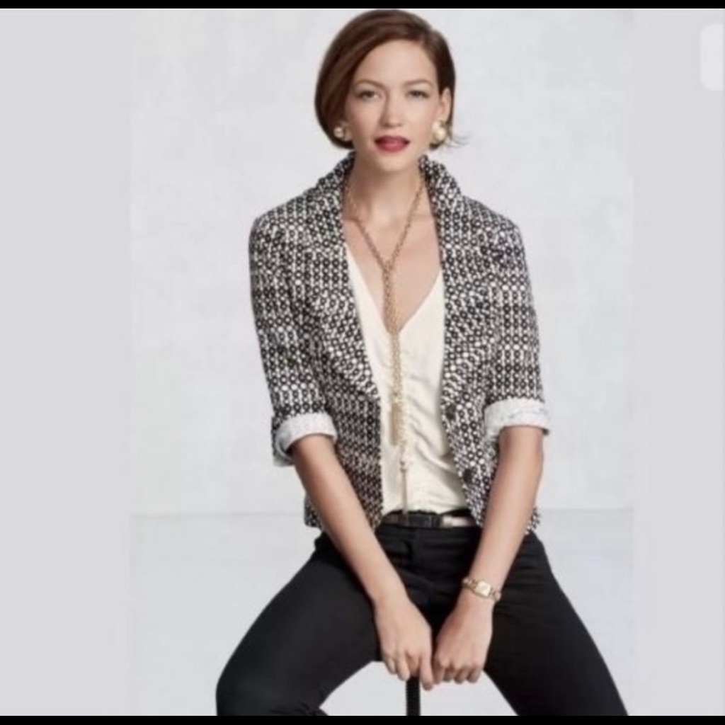 Cabi “Du Jour” Circle Print Jacket
